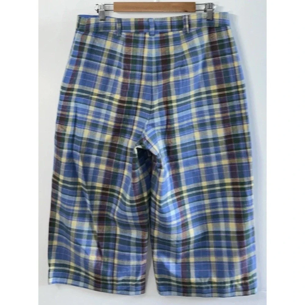 Women's Free People Crop Wide Leg Crop Pants Gaucho Style Sz 33-34 Cotton Linen